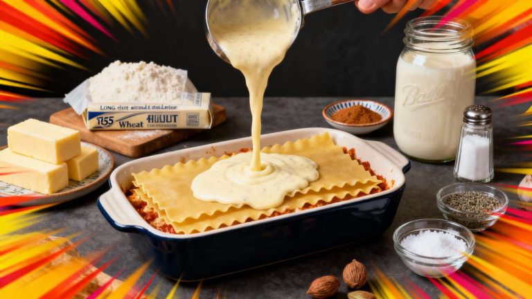 Béchamel pour lasagnes : recette facile et rapide