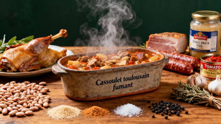 Cassoulet toulousain au confit : recette traditionnelle