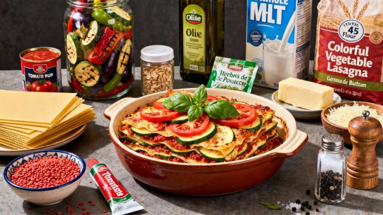 Lasagnes aux légumes : recette savoureuse et facile