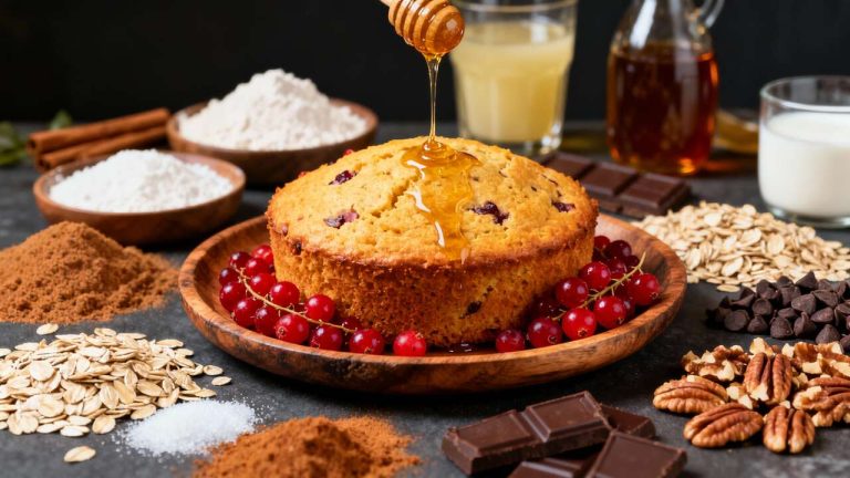 Gâteau flocon d&rsquo;avoine : recette savoureuse et saine