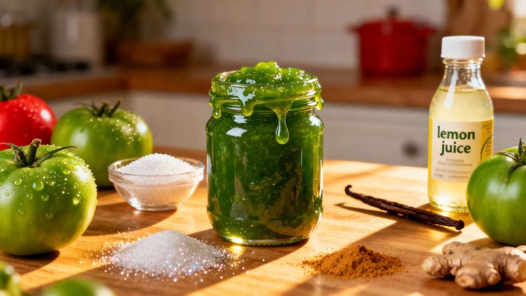 Confiture de tomates vertes : recette facile et délicieuse