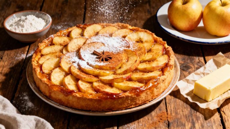 Tarte aux pommes sans compote : un dessert facile et savoureux