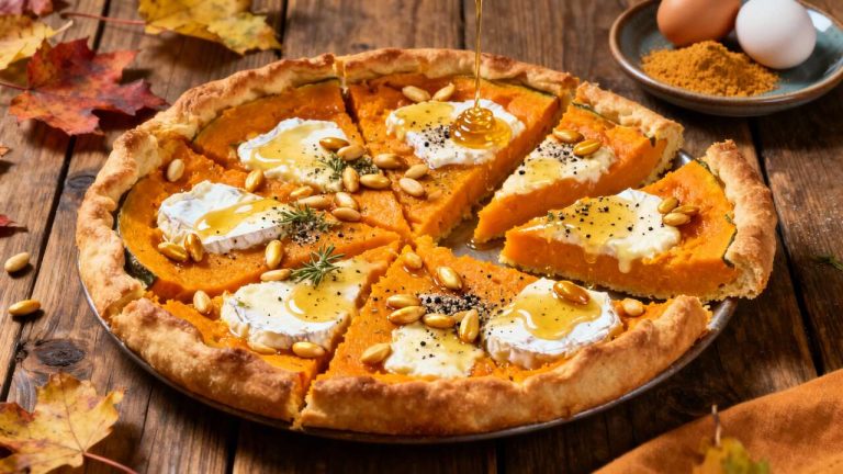 Tarte au potimarron et chèvre : une recette automnale savoureuse