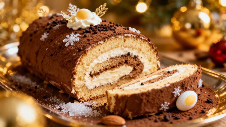 Bûche Tiramisu : recette gourmande de Noël