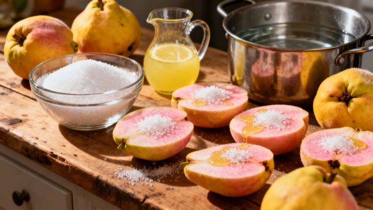 Recette de marmelade de coing portugaise maison