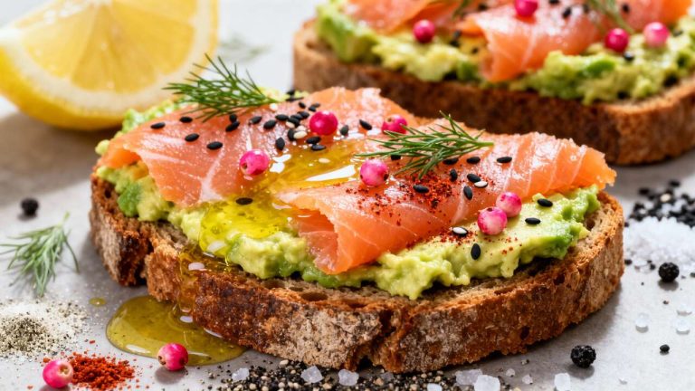 Toast avocat et saumon fumé : recette gourmande