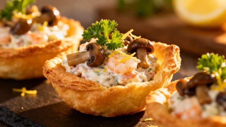 Bouchées à la reine aux fruits de mer : recette savoureuse