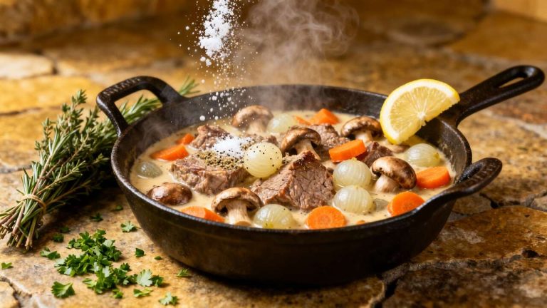 Recette de blanquette de veau à la cocotte : un classique réconfortant
