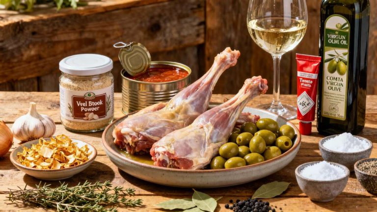 Recette de lapin aux olives : un plat savoureux