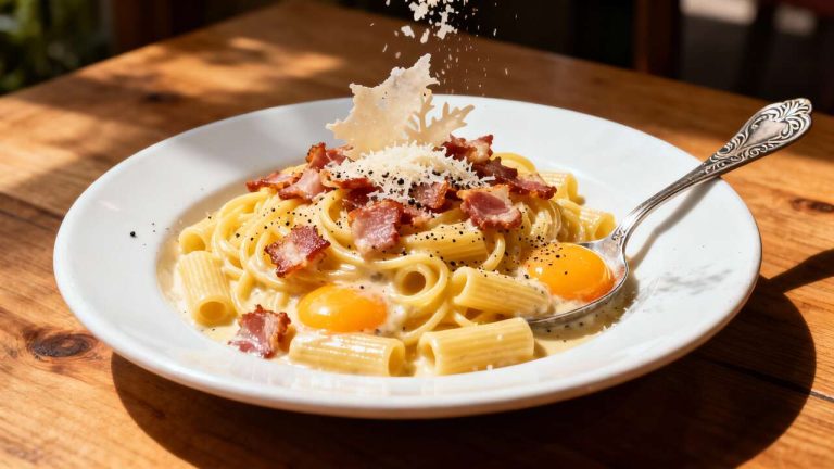 Authentique pâtes à la carbonara sans crème : la recette traditionnelle
