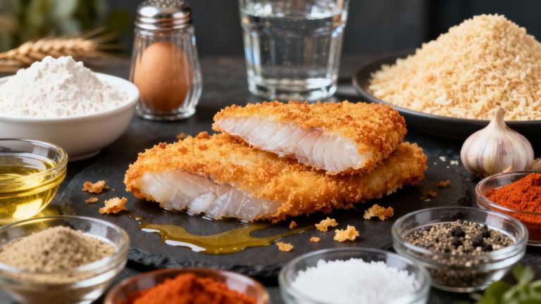 Recette de filet de cabillaud pané maison