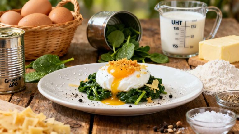 Œufs Durs à la Florentine : recette Facile et Savoureuse