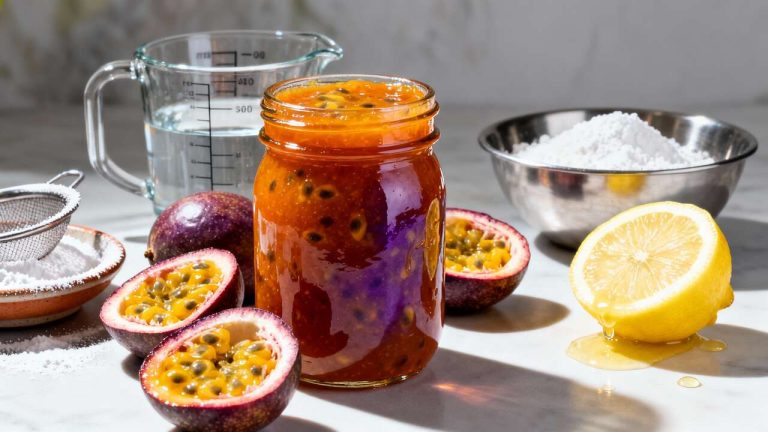 Recette de coulis de fruits de la passion maison