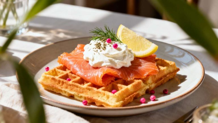 Gaufres au Saumon et à l'Aneth : recette Délicieuse et Facile