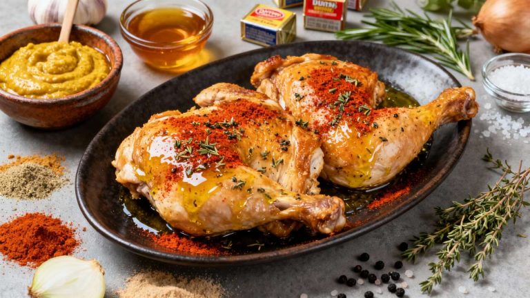 Cuisses de poulet au four : recette savoureuse