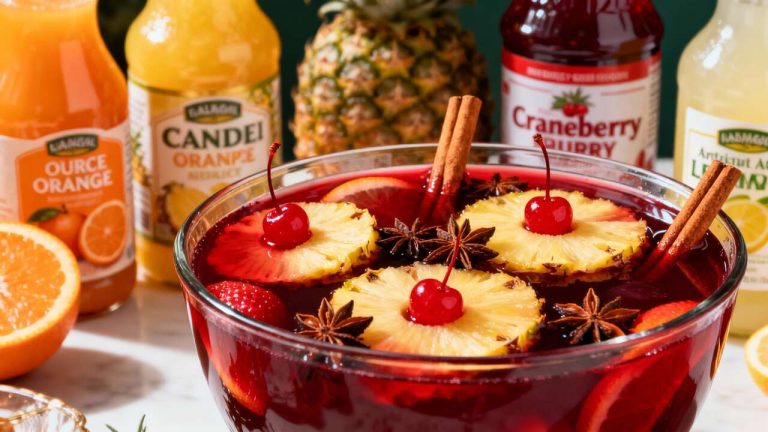 Recette de punch sans alcool : une boisson festive et rafraîchissante