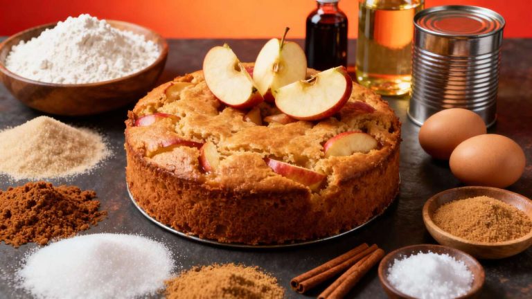 Gâteau aux pommes moelleux et rapide : recette savoureuse