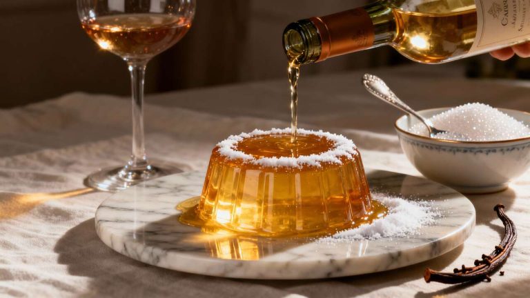 Gelée de vin de Sauternes : recette savoureuse