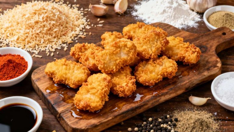 Nuggets de poulet croustillants : la recette de Cyril Lignac
