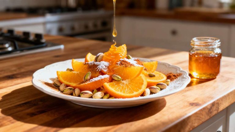 Salade d'oranges à la marocaine : recette fraîche et parfumée