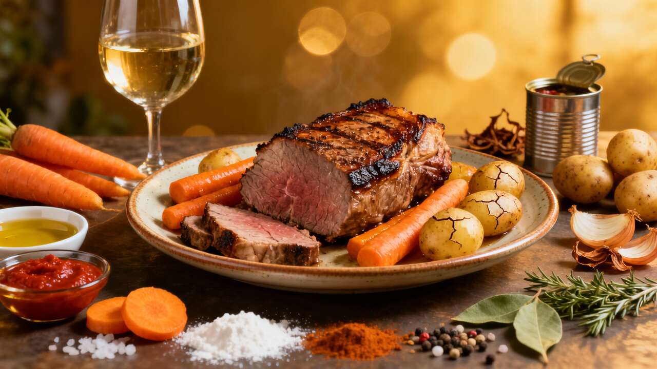 Poitrine de veau aux carottes et pommes de terre : une recette savoureuse