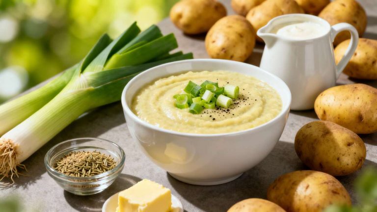 Purée de poireaux crémeuse : recette facile et délicieuse