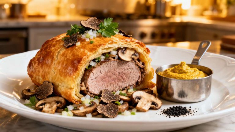 Feuilleté de Filet Mignon aux Champignons : recette Savoureuse