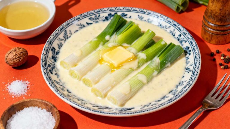 Recette de poireaux à la crème onctueuse