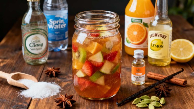 Recette de Sirop Maison pour Salade de Fruits