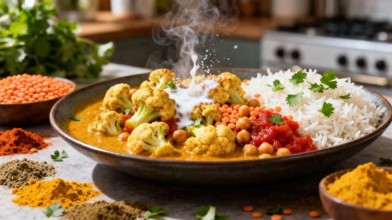 Chou-fleur au curry : une recette savoureuse et exotique