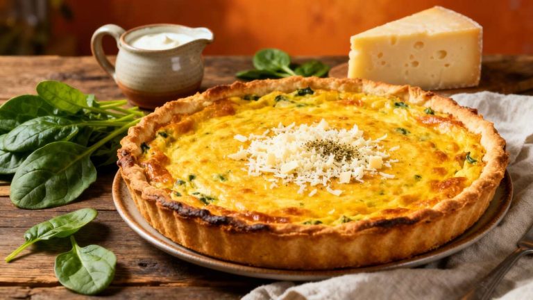 Recette de Quiche aux Épinards : facile et Savoureuse