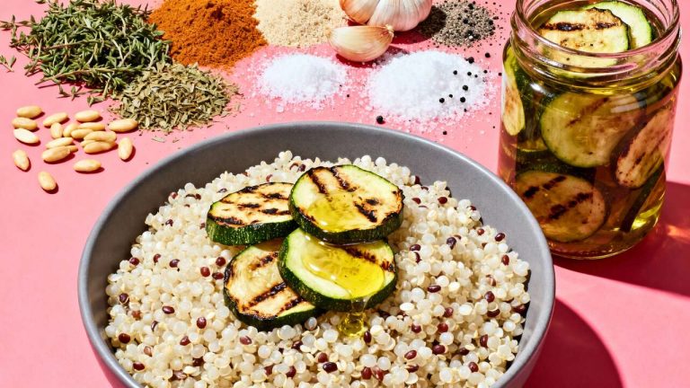 Recette facile : quinoa aux courgettes