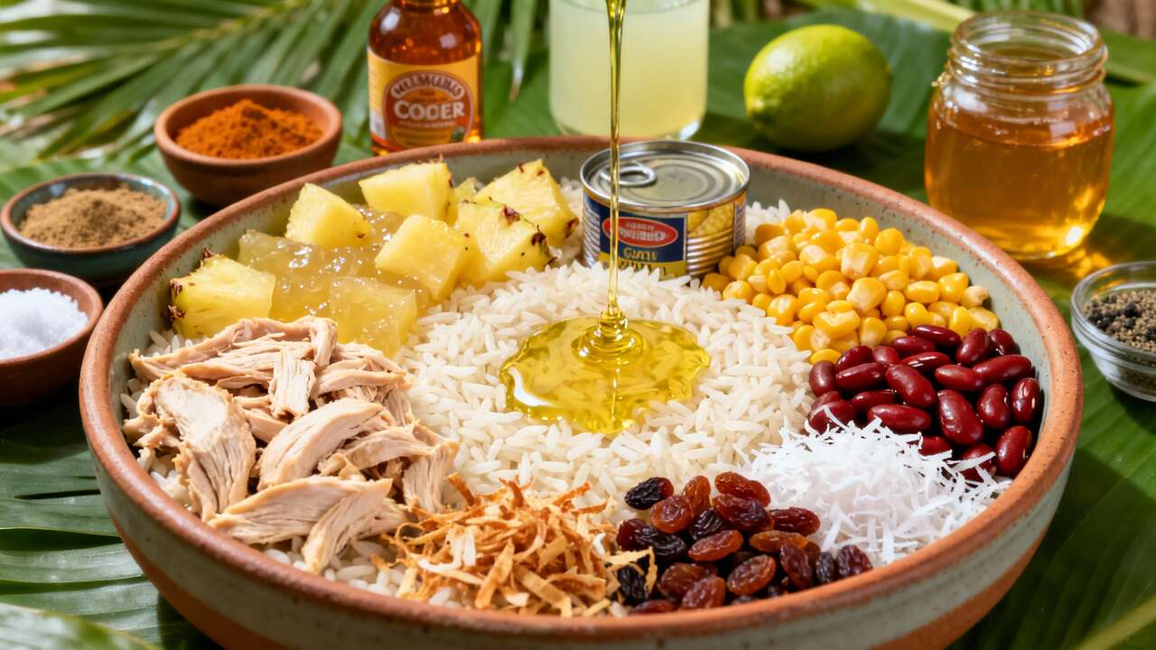 Recette de salade créole exotique et savoureuse