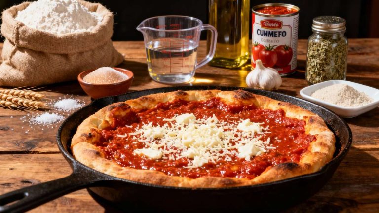 Pizza à la poêle : recette facile et rapide