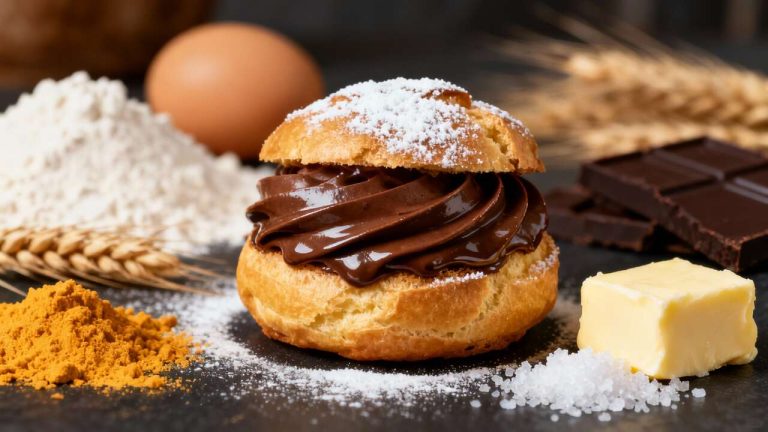 Choux à la crème chocolat : recette gourmande