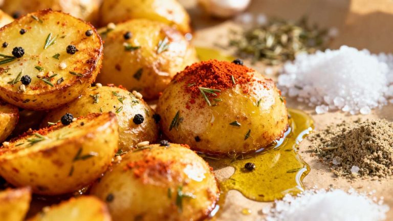 Pommes de terre rôties au four : recette facile et savoureuse