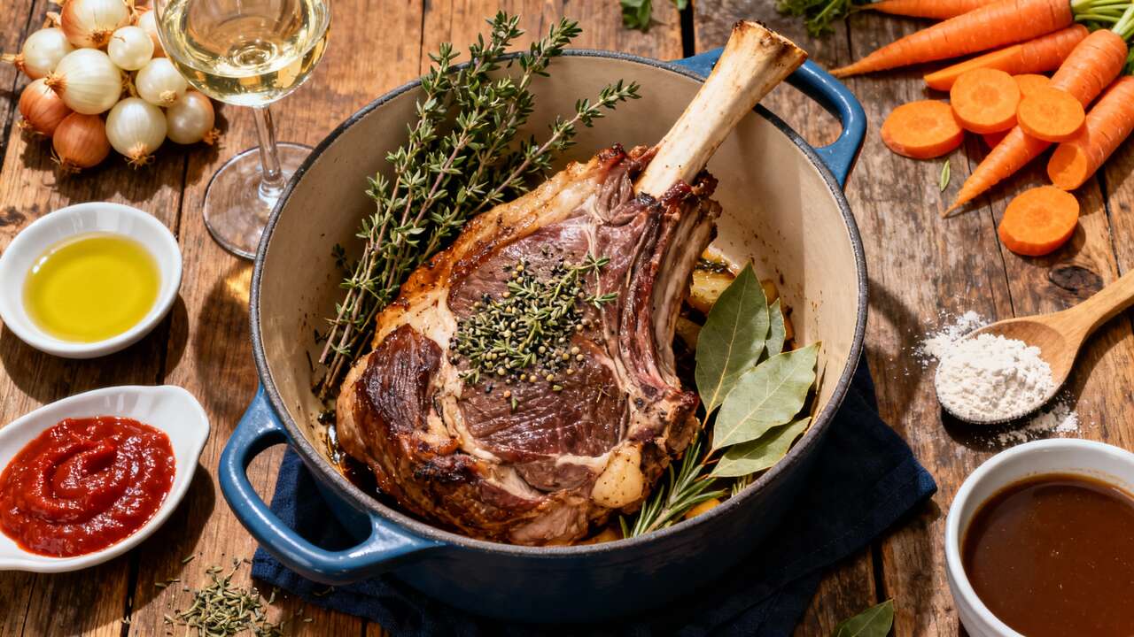 Épaule d'agneau en cocotte : recette savoureuse et facile