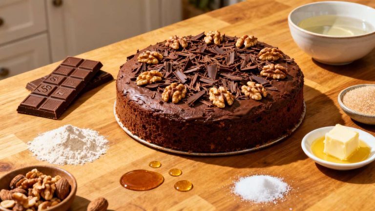 Gâteau au Chocolat et Noix : la Recette Gourmande