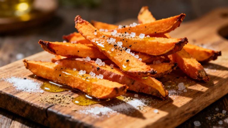Frites de Patates Douces au Paprika : recette Gourmande