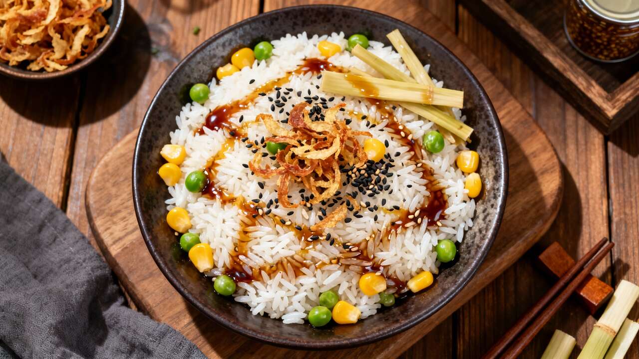 Riz à la Sauce Soja : recette Facile et Savoureuse