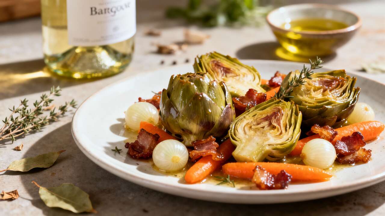 Recette d'Artichauts à la Barigoule Facile et Savoureuse