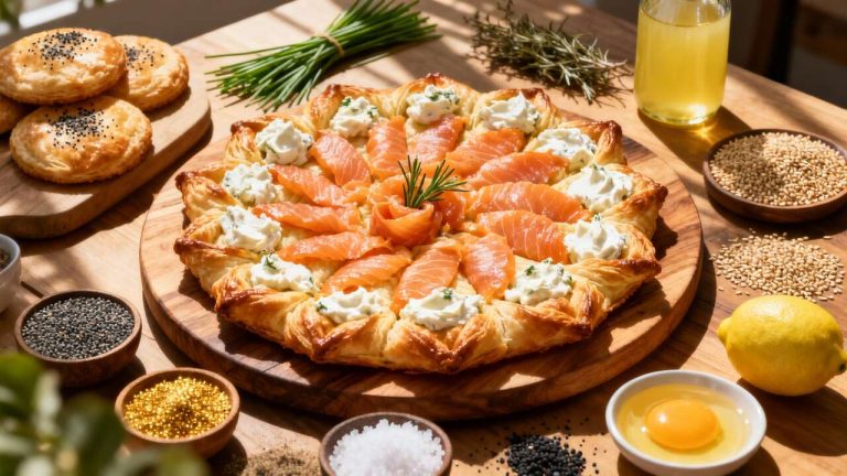 Tarte Soleil au Saumon : recette Facile et Gourmande