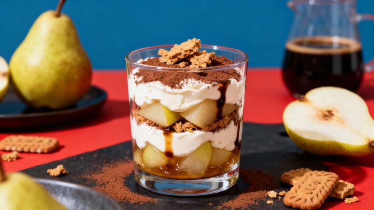 Recette de tiramisu aux poires : un dessert gourmand et original