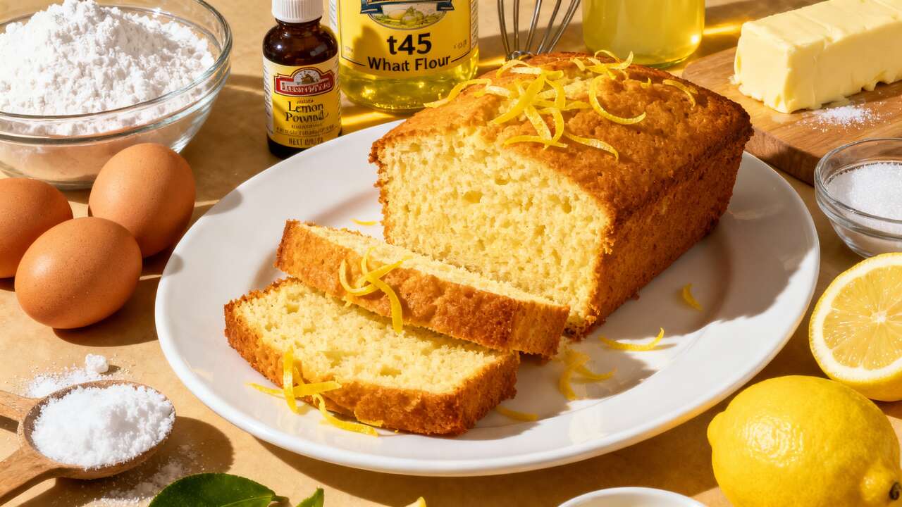 Quatre-quarts au citron : recette facile et gourmande
