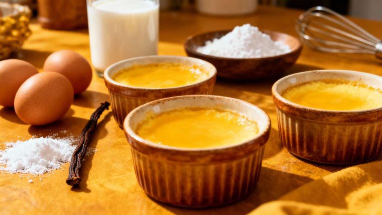 Crème aux œufs au four : recette facile et savoureuse