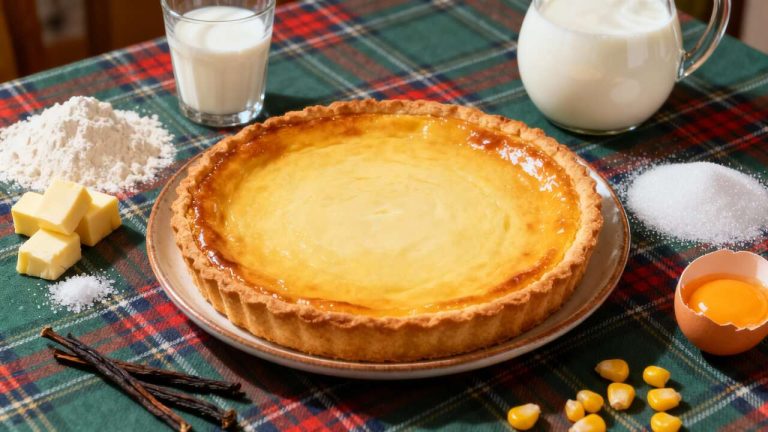 Recette authentique de la tarte au flan de grand-mère