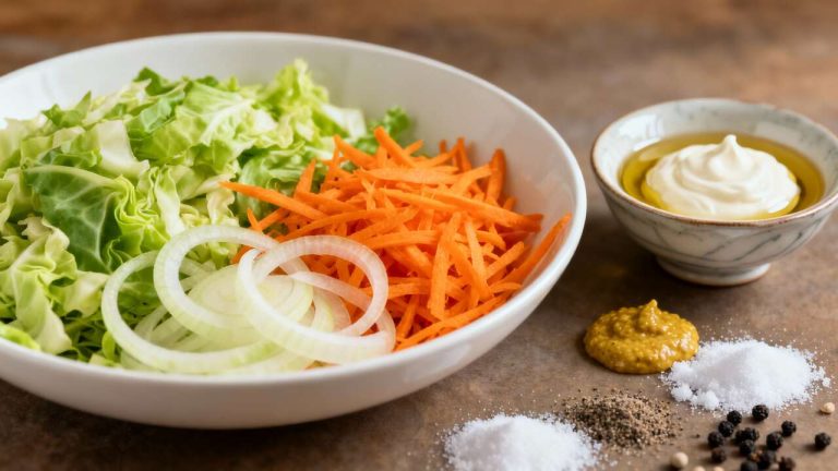 Salade de chou vert et carottes : recette simple et savoureuse
