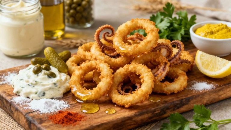 Calamars Frits : recette Savoureuse avec Sauce Tartare