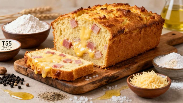 Cake jambon fromage au Thermomix : recette facile et rapide