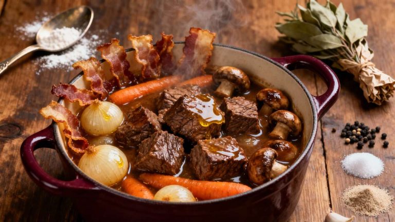 Bœuf Bourguignon Sans Vin : recette Savoureuse et Facile
